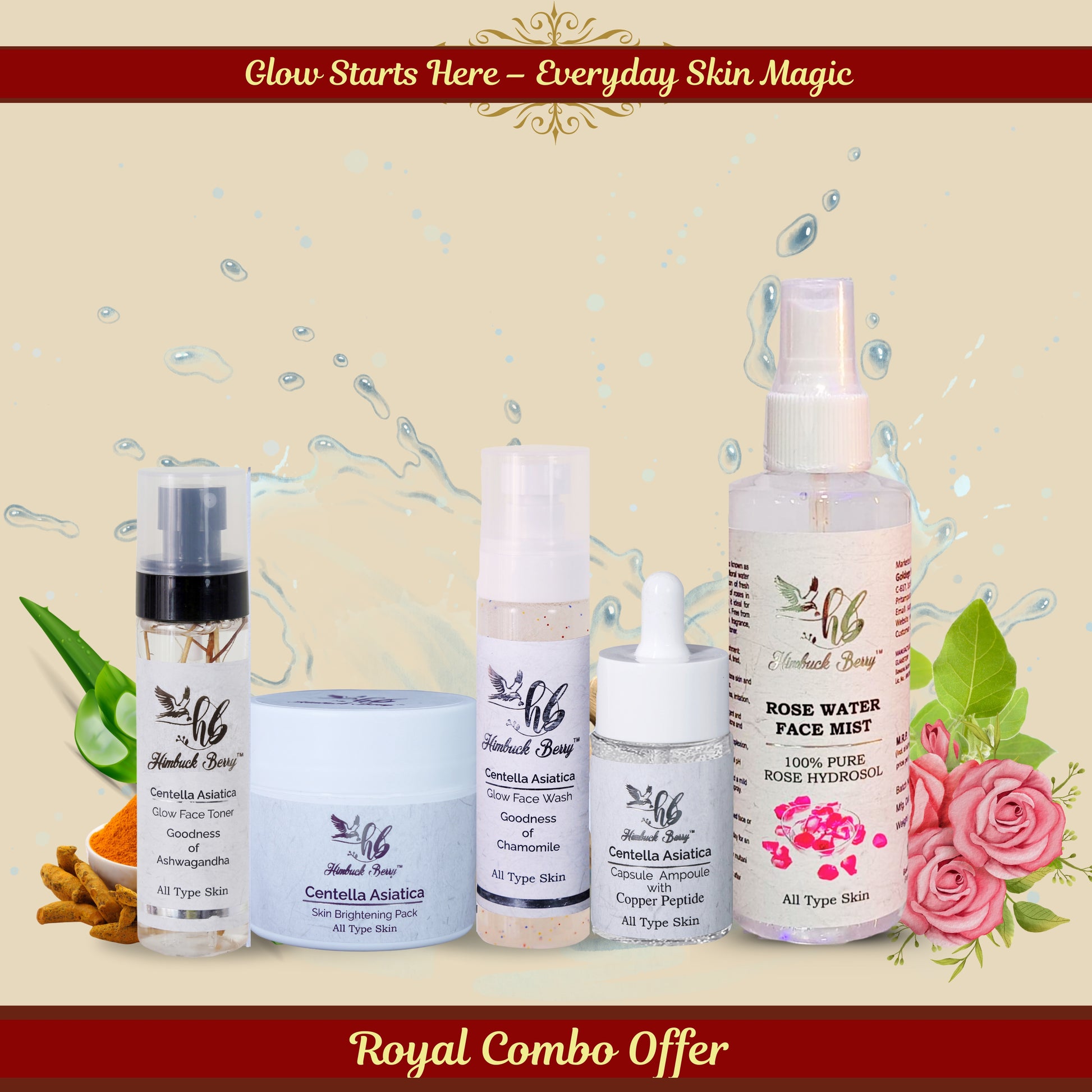 The Everyday glowing Skin Care Package