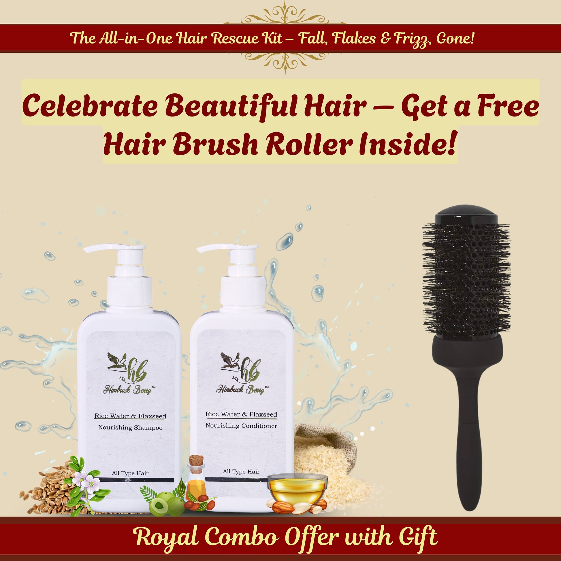 Hair Care kit For Hair Fall control, hair loss, dandruff, Oily or dry scalp